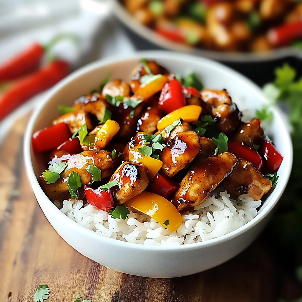 Recipe preparation for Cajun Honey Chicken Bowls