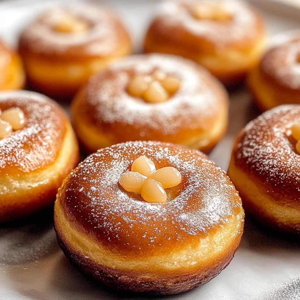 Recipe preparation for Thanksgiving Brioche Donuts