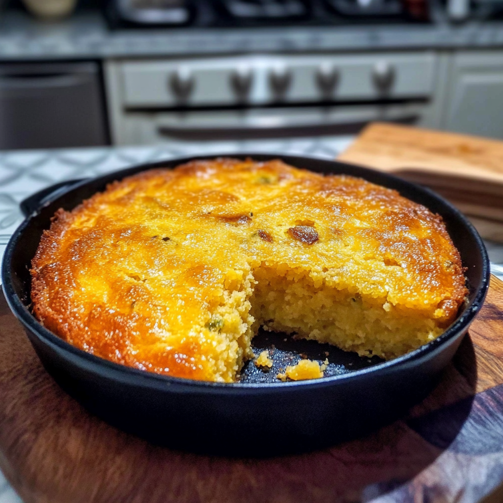 Recipe preparation for Creole Cornbread