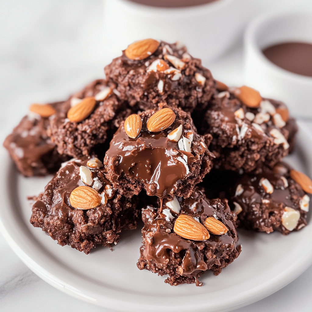 Recipe preparation for Holiday Almond Joy Clusters