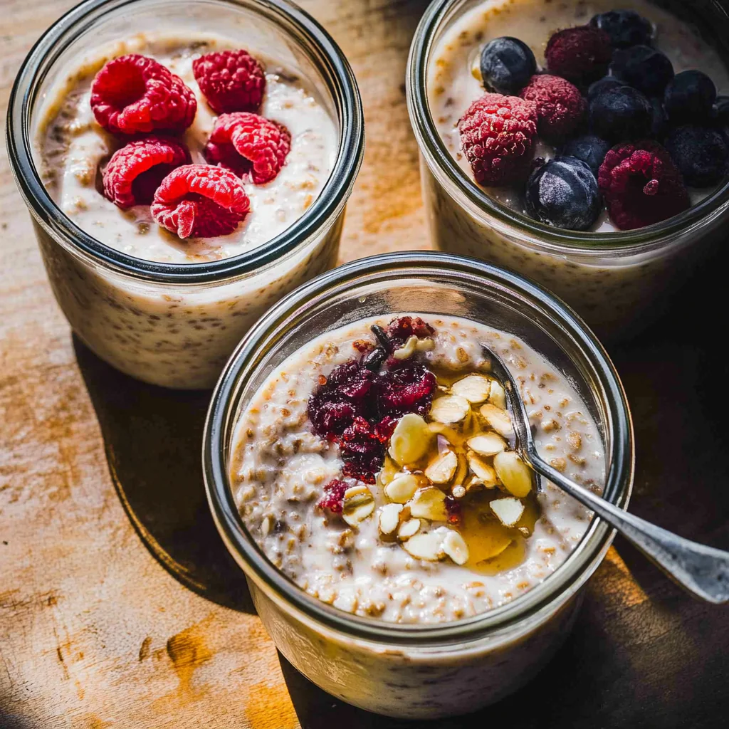 Recipe preparation for Quick Protein Overnight Oats
