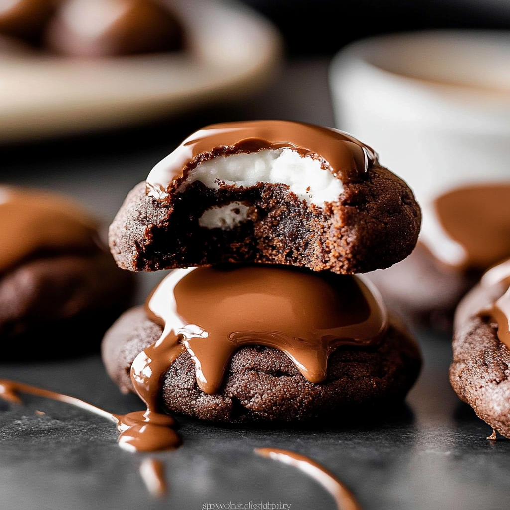 Recipe preparation for Hot Cocoa Cookie Dough Bites