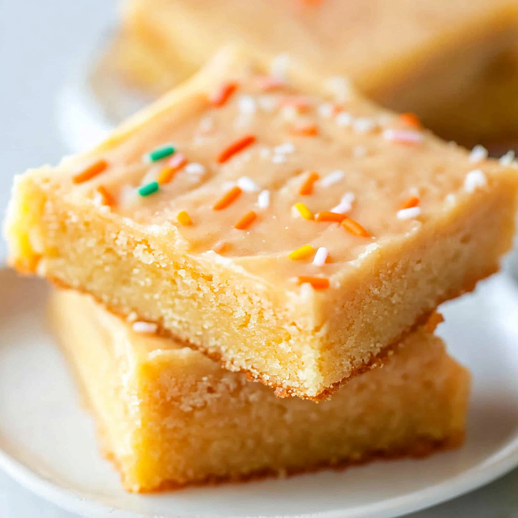 Recipe preparation for Spiced Orange Sugar Cookie Bars