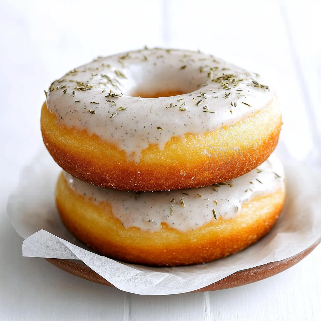 Recipe preparation for Cozy Citrus RosemaryDonut