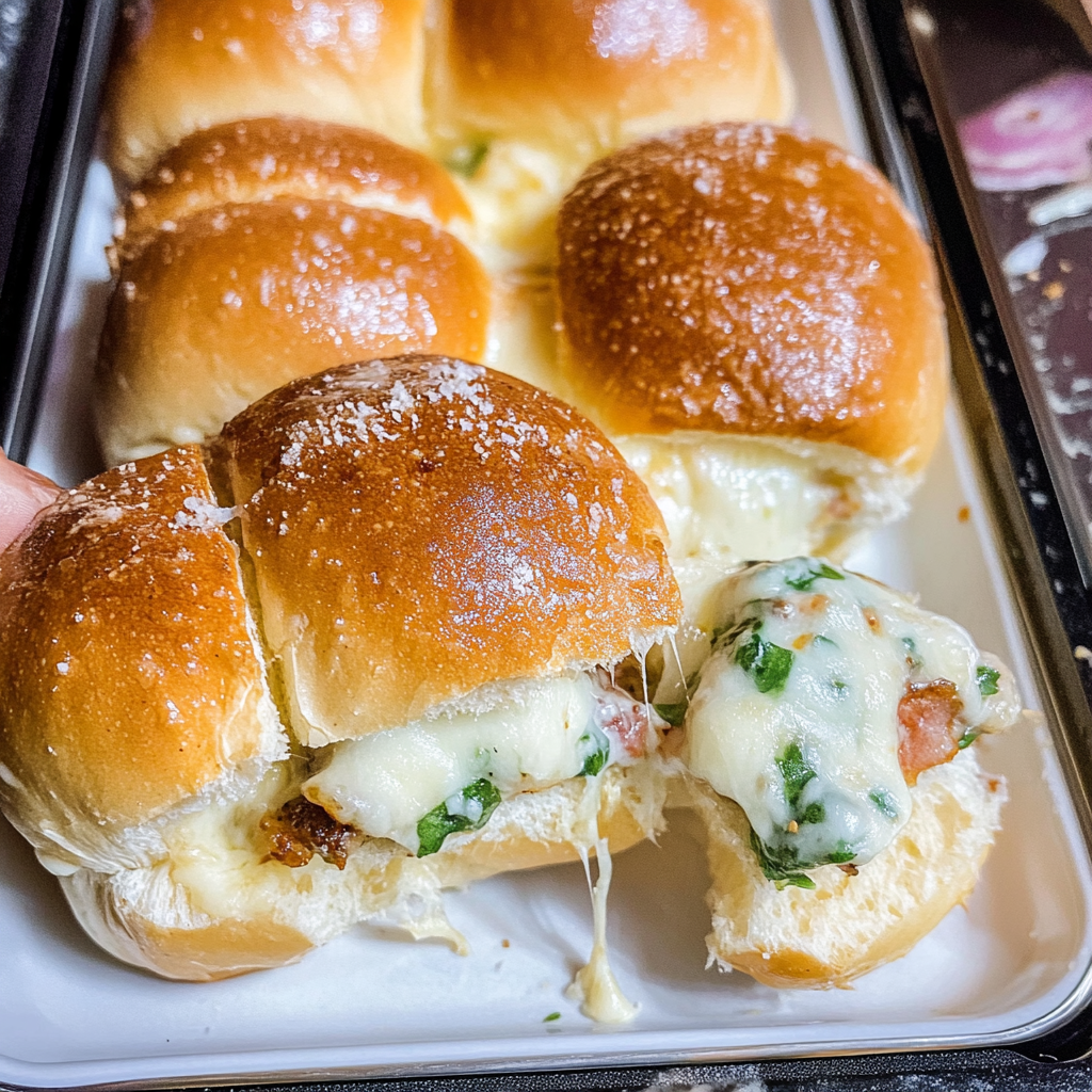Recipe preparation for Garlic Butter Slider Bites