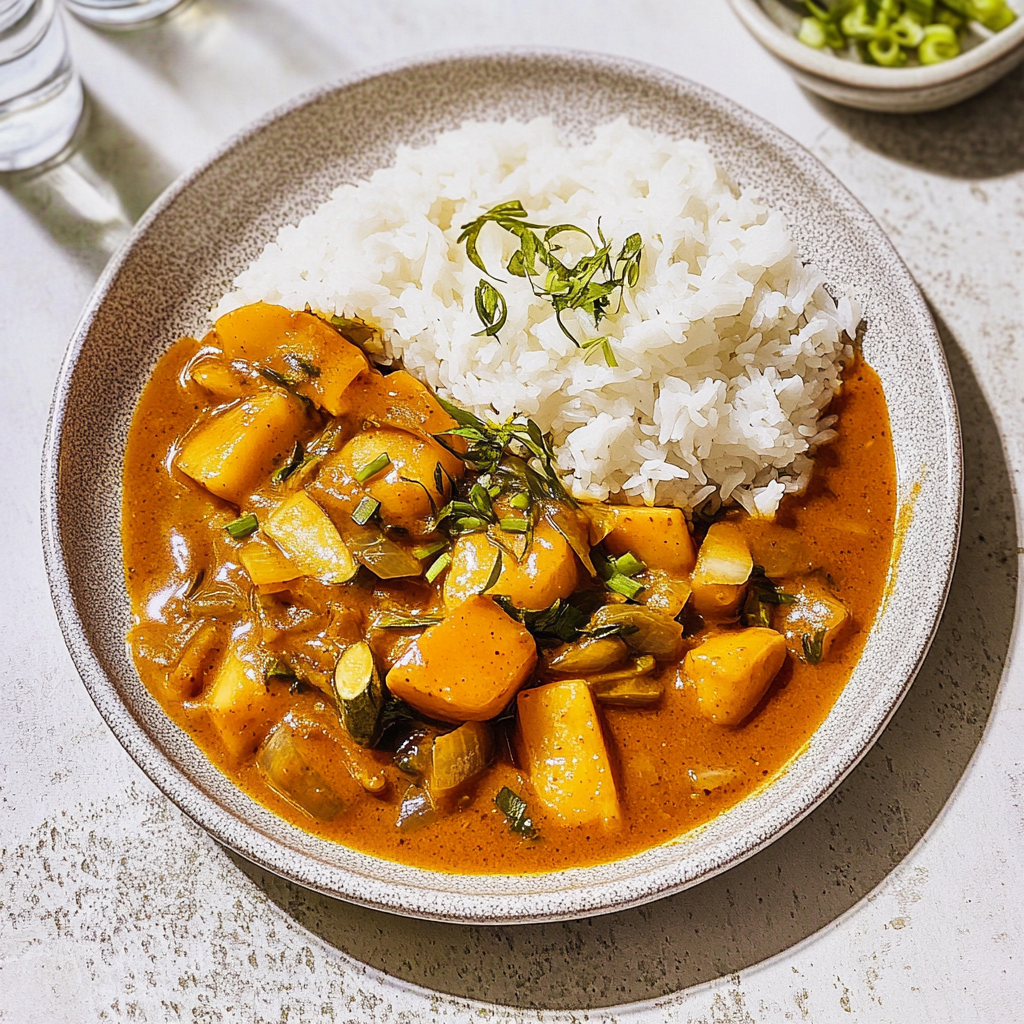 Recipe preparation for Japanese Curry