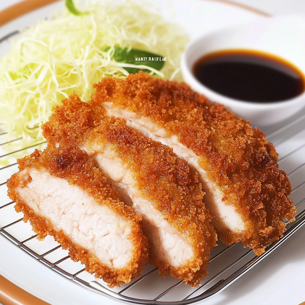 Recipe preparation for Breaded Pork Cutlet