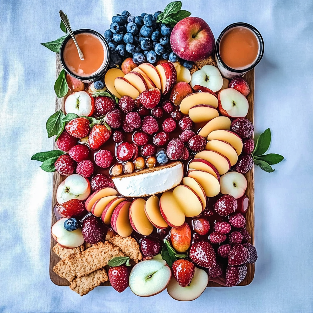 Recipe preparation for Cherries & Stone Fruit Platter