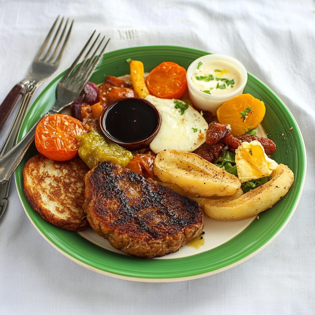 Recipe preparation for The Ulster Fry