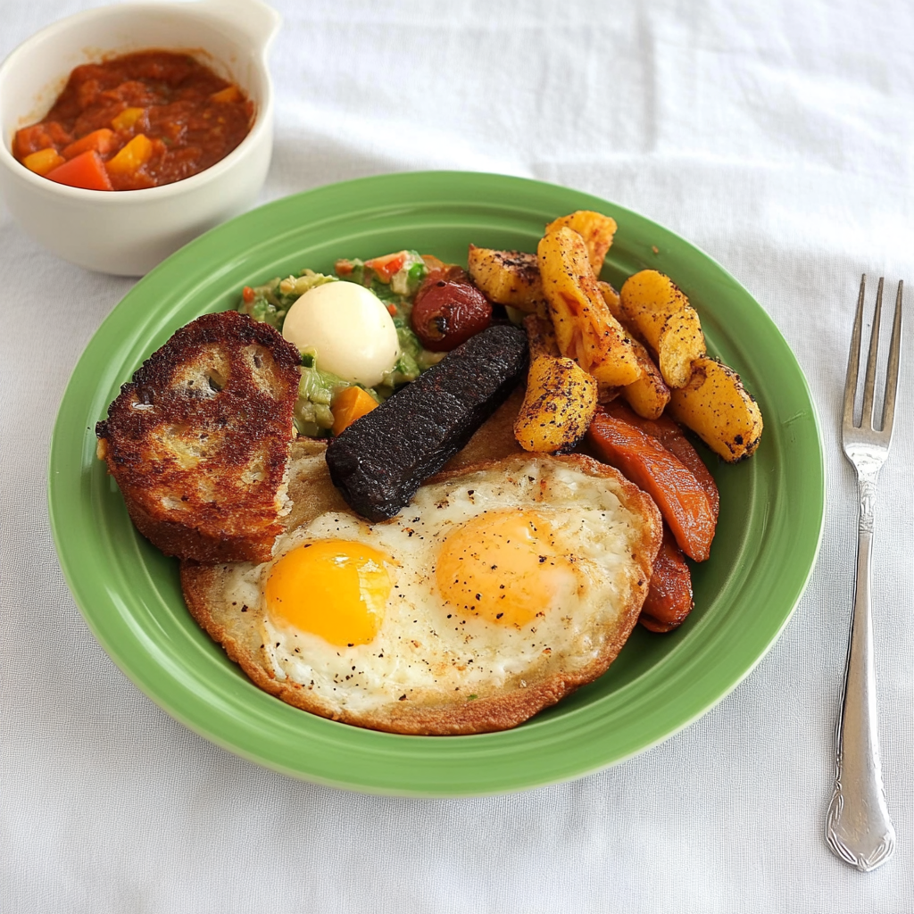 Recipe preparation for The Ulster Fry