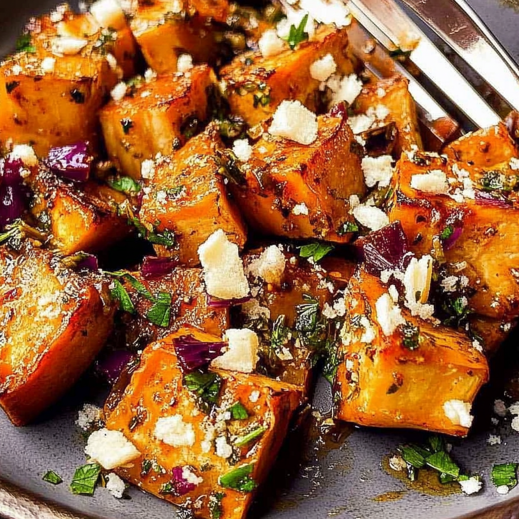 Recipe preparation for Maple-Roasted Squash with Toasted Pumpkin Seeds