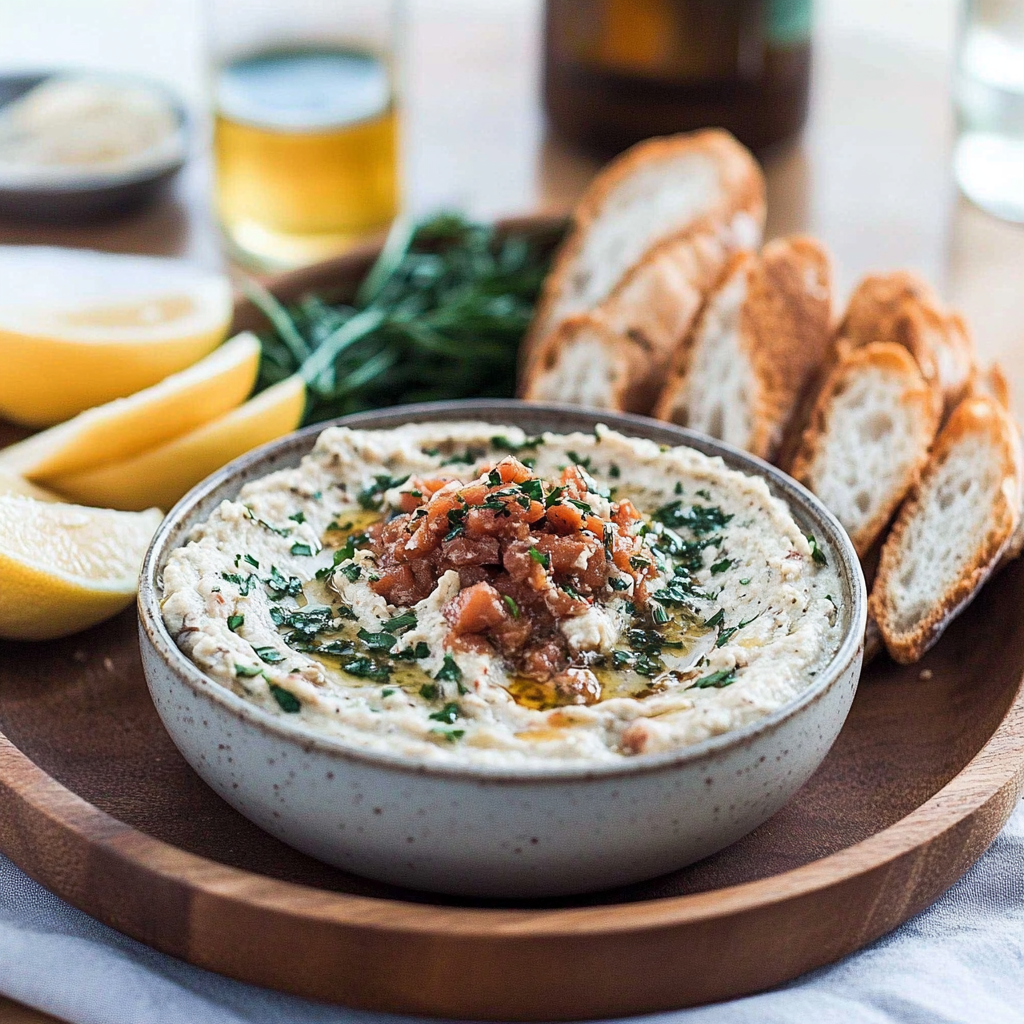 Recipe preparation for Smoked Trout Dip