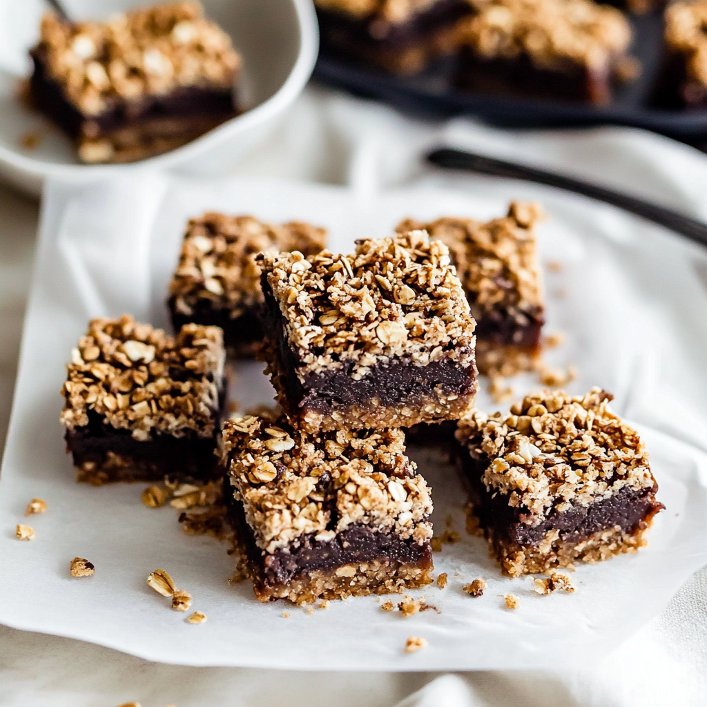 Recipe preparation for Spiced Chai Oat Crumble Bars