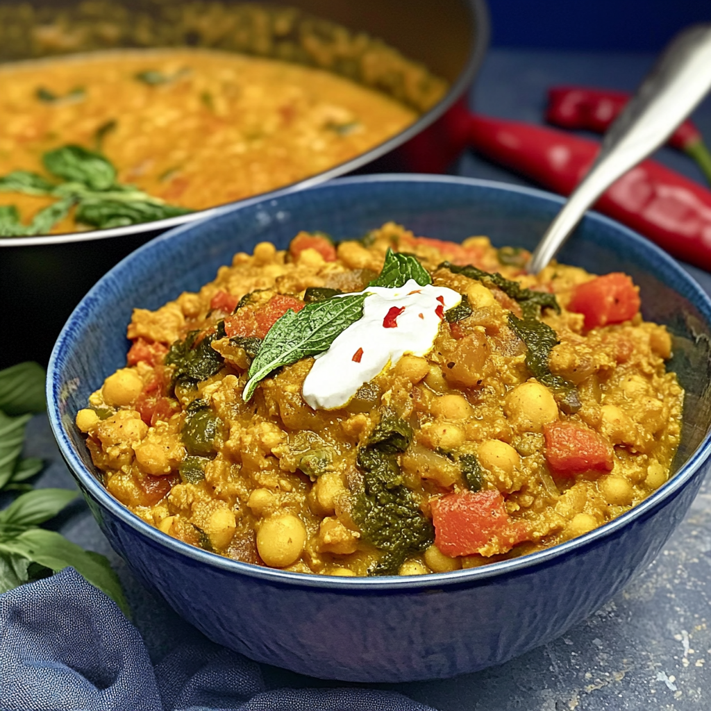 Recipe preparation for Saffron & Lentil Stew