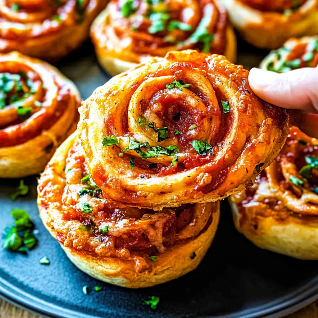 Recipe preparation for Tortilla Pepperoni Pizza Spirals