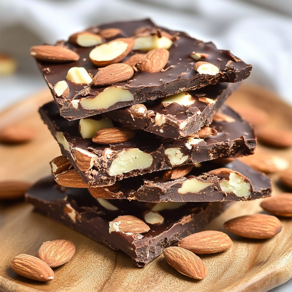 Recipe preparation for Gluten-Free Chocolate Almond Cookie Bark