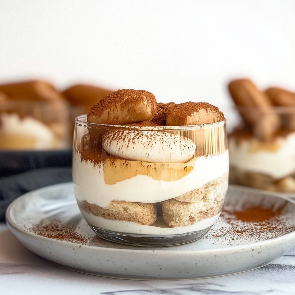 Recipe preparation for Tiramisu Cups