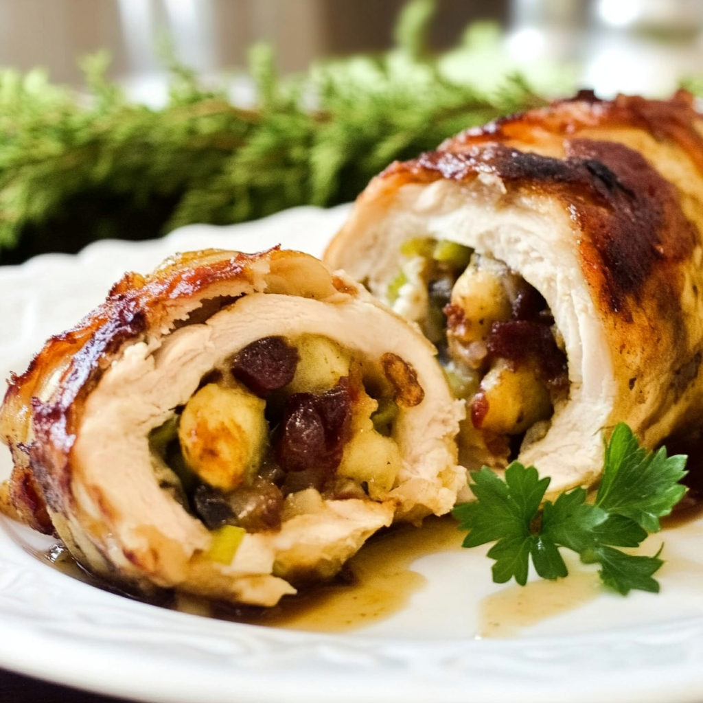 Recipe preparation for Chicken Ballotine