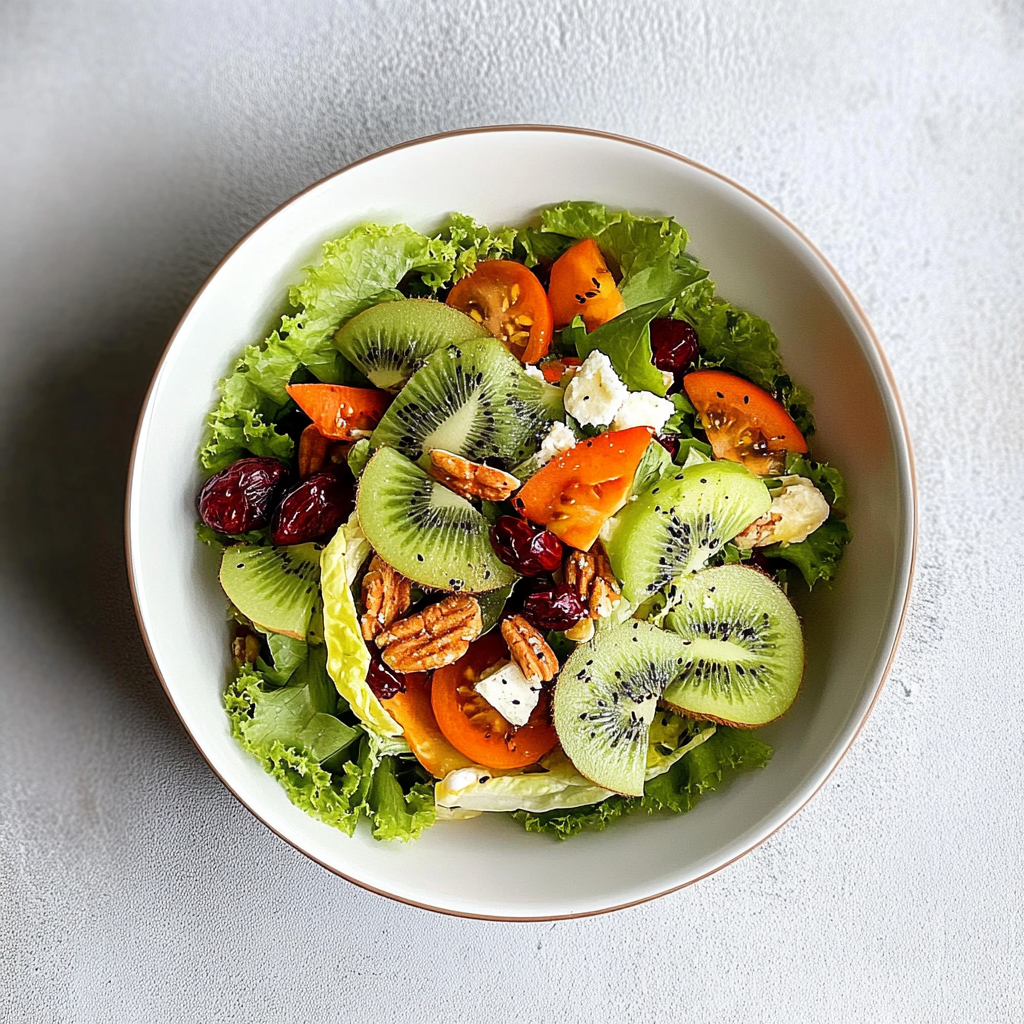 Recipe preparation for Kiwi Salad