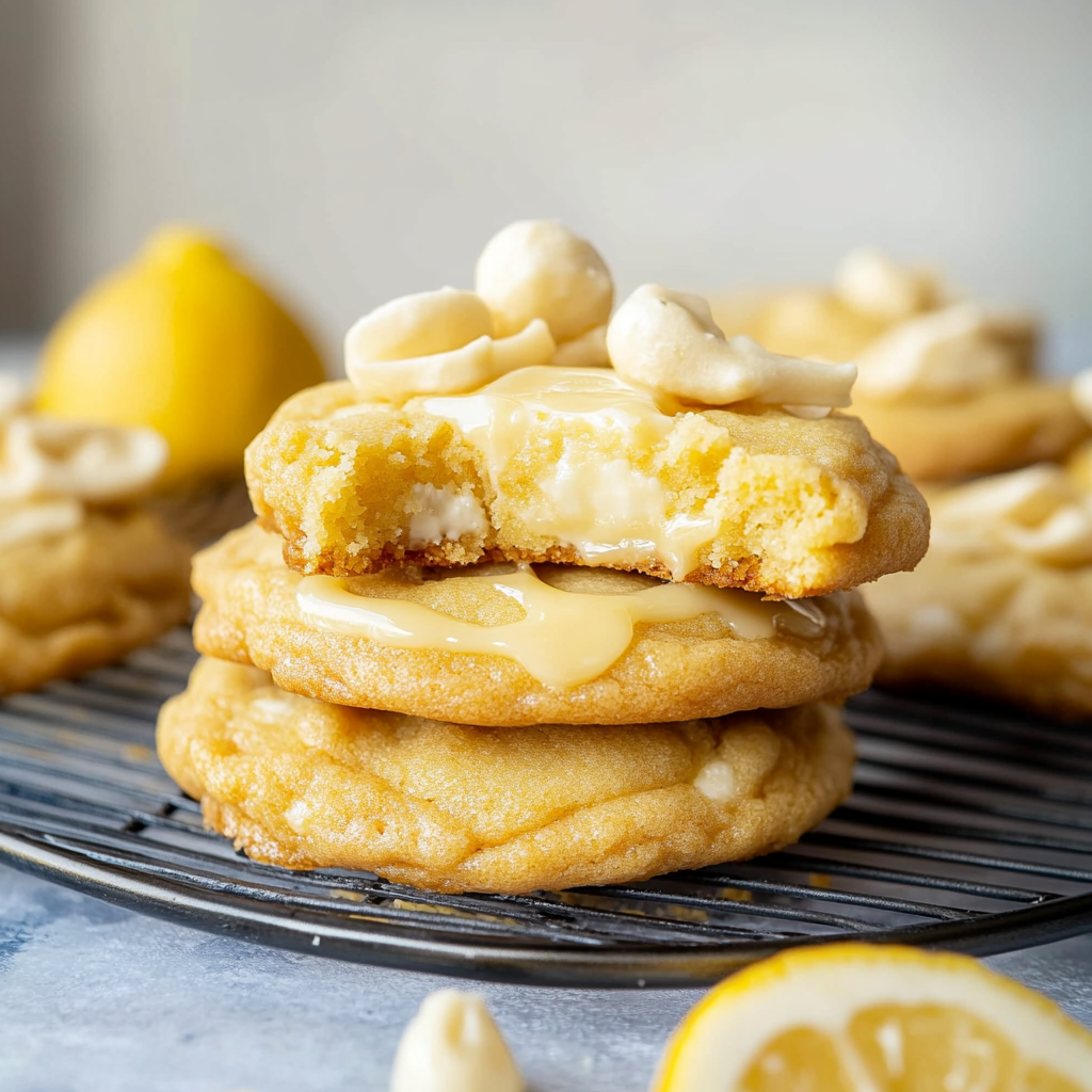 Recipe preparation for Lemon Cheesecake Cookies