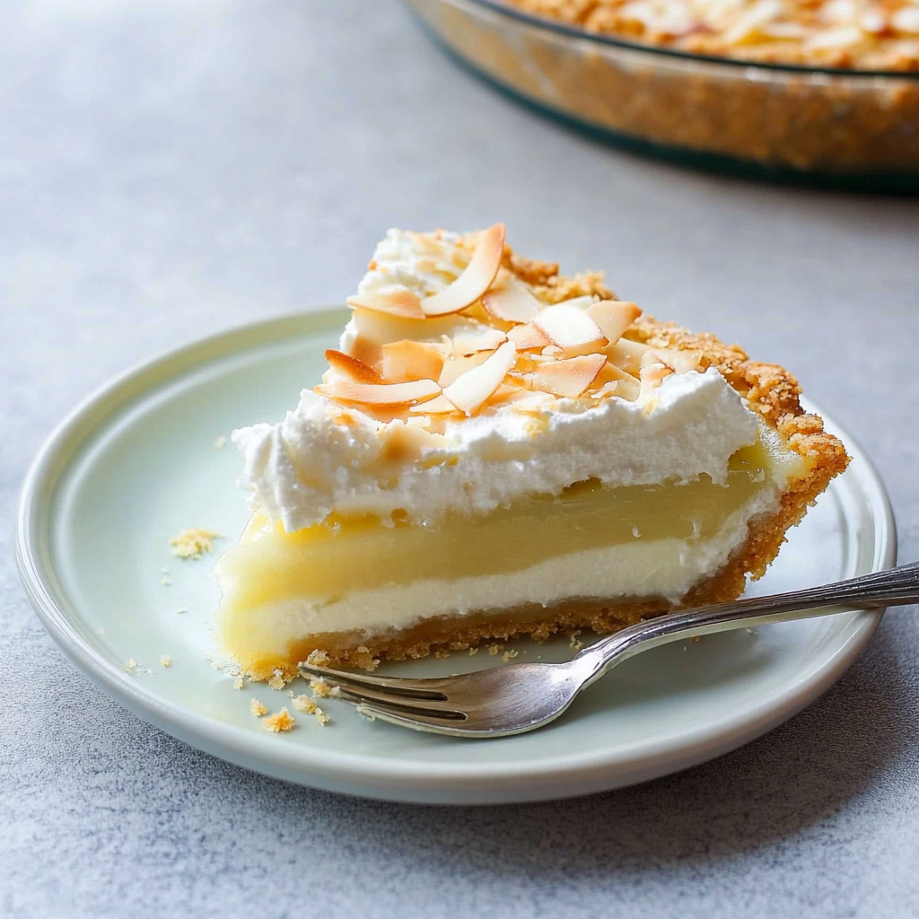 Recipe preparation for Coconut Cream Pie