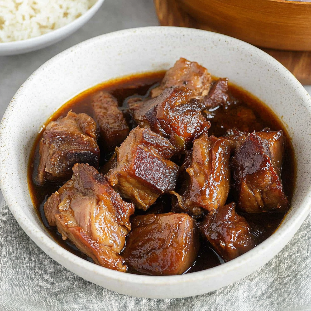 Recipe preparation for Pork Adobo