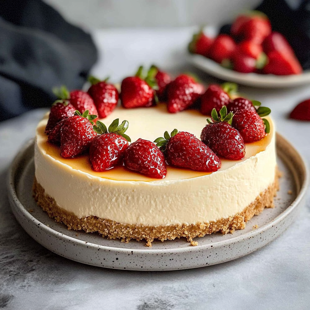Recipe preparation for No-Bake Cheesecake