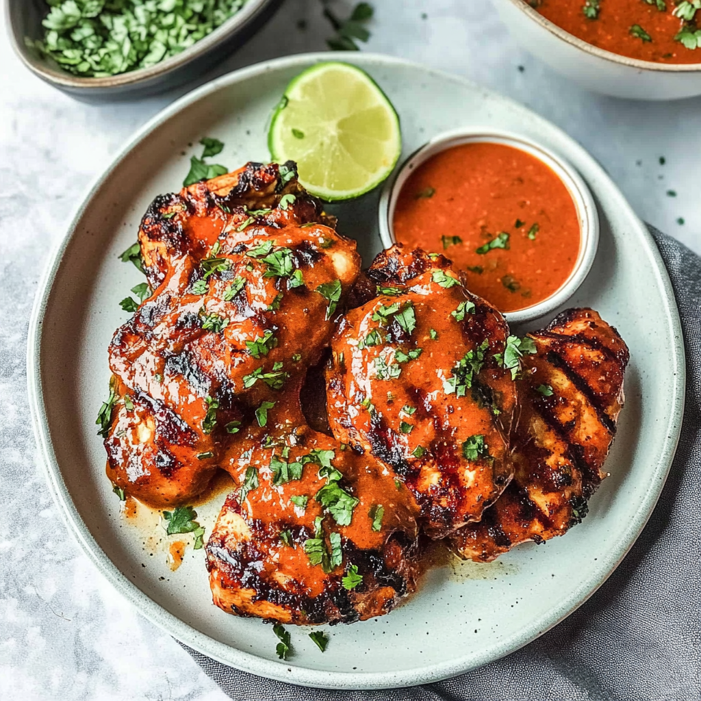 Recipe preparation for Smoky Chipotle Chicken