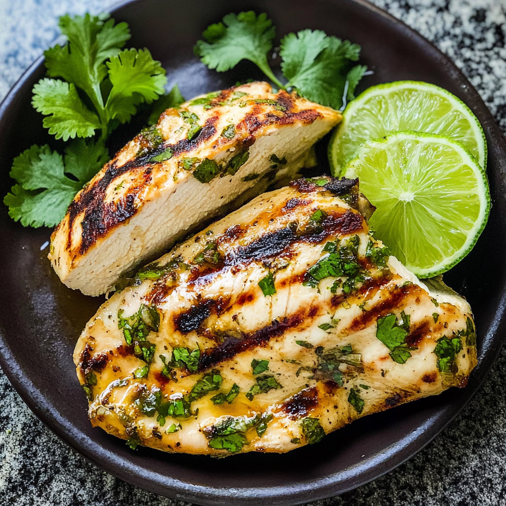 Recipe preparation for Cilantro Lime Chicken