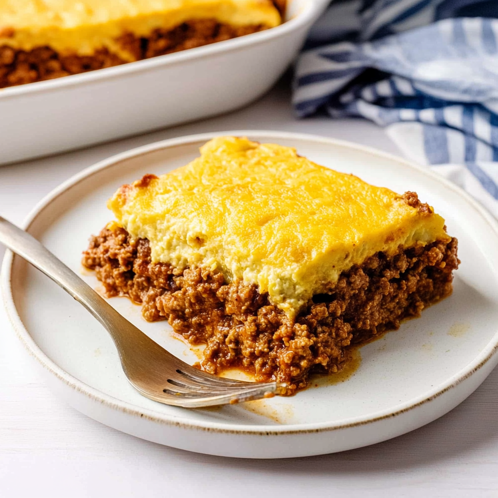 Recipe preparation for Sloppy Joe Casserole